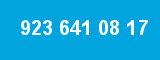 923 641 08 17 923 641 08 17